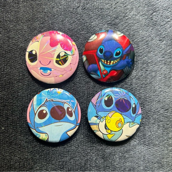 Handmade Other - Lilo & Stitch - 4 Button Set (Handmade)